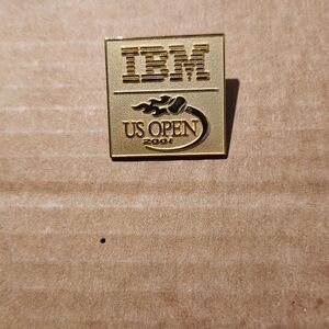 IBM Gold US Open 2001 Pin